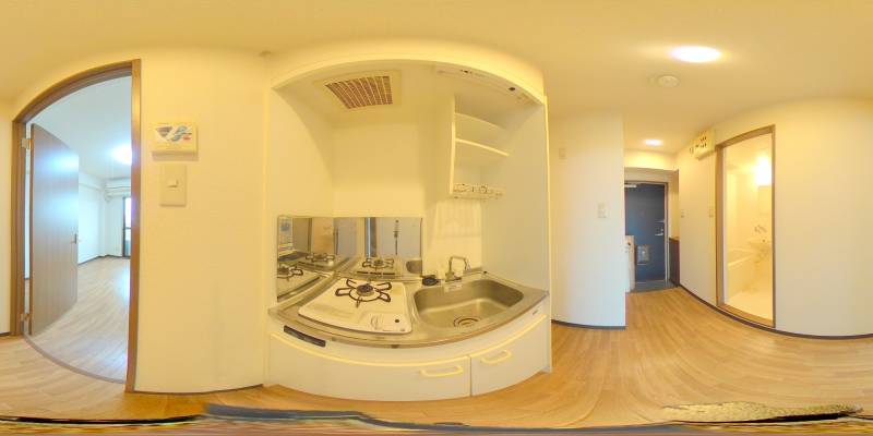 パノラマ画像キッチン