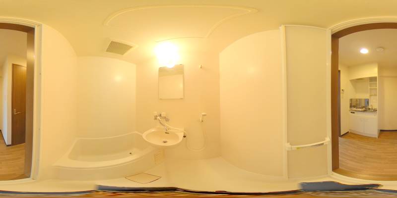 パノラマ画像バスルーム