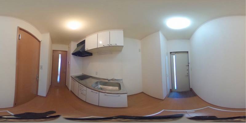 パノラマ画像キッチン