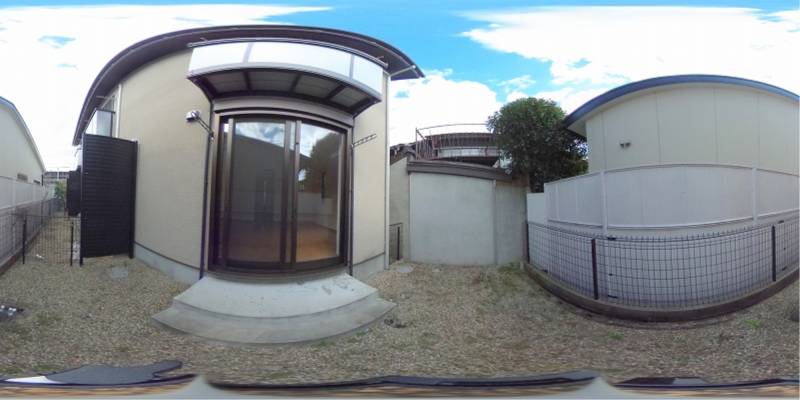 パノラマ画像バルコニー