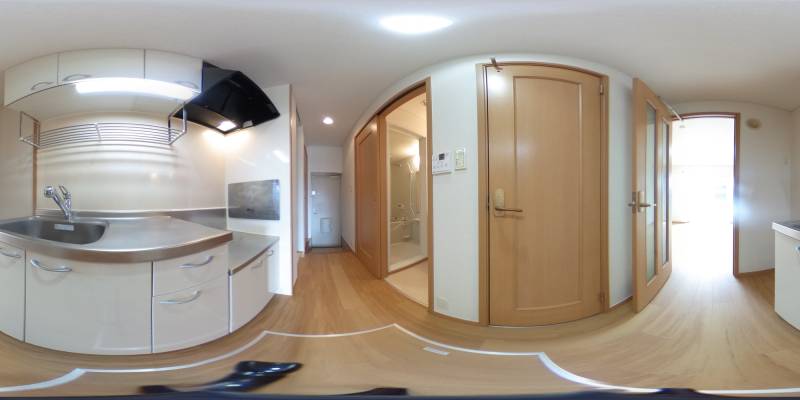 パノラマ画像キッチン