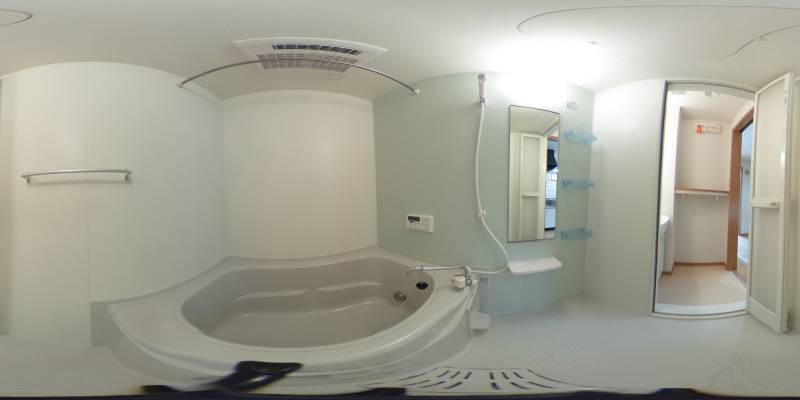 パノラマ画像バスルーム