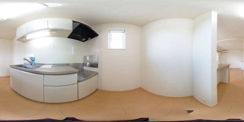 パノラマ画像キッチン