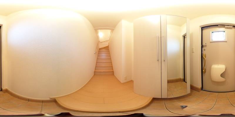 パノラマ画像玄関