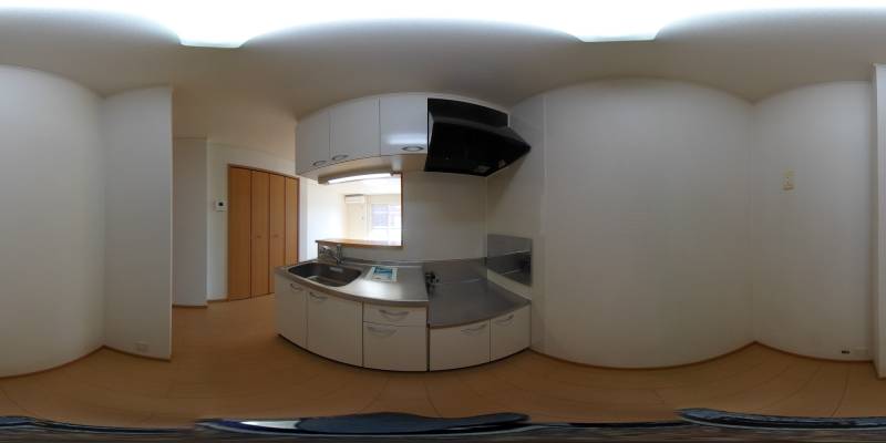パノラマ画像キッチン