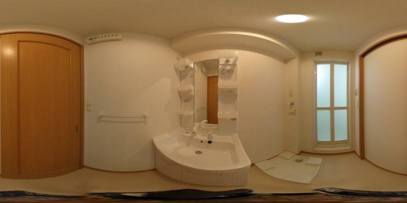 パノラマ画像洗面所