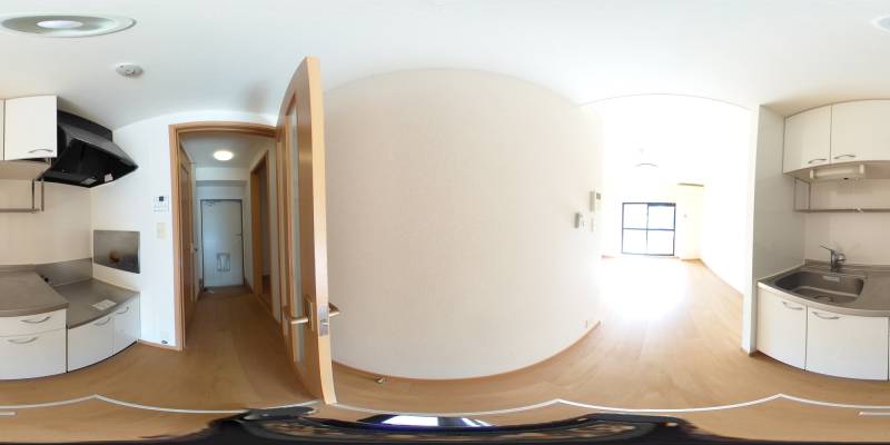 パノラマ画像キッチン