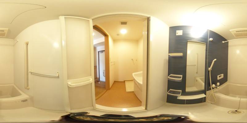 パノラマ画像バスルーム