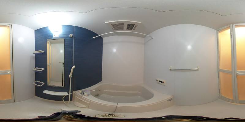 パノラマ画像バスルーム