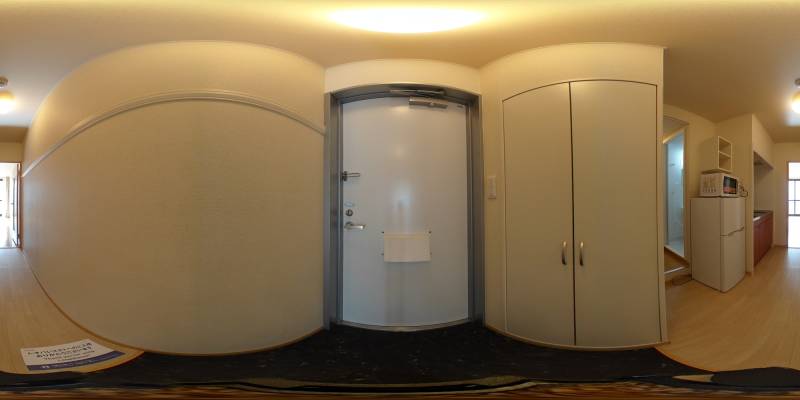 パノラマ画像玄関