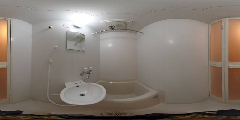 パノラマ画像バスルーム