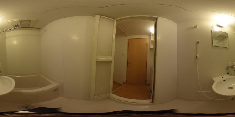 パノラマ画像バスルーム