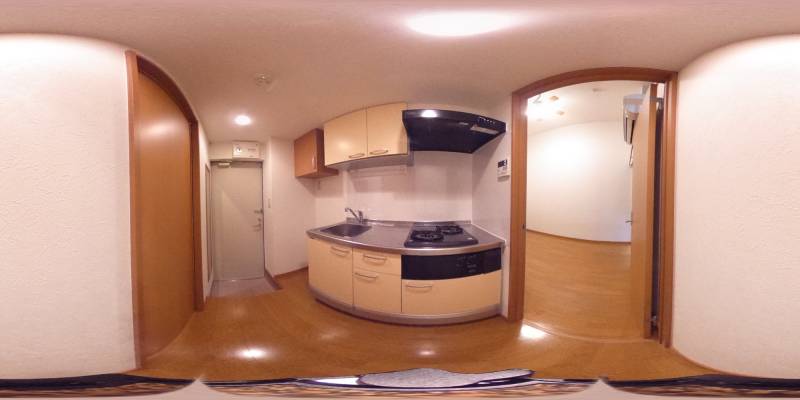 パノラマ画像キッチン