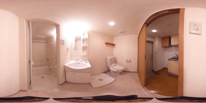 パノラマ画像バスルーム