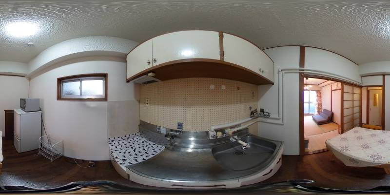 パノラマ画像キッチン