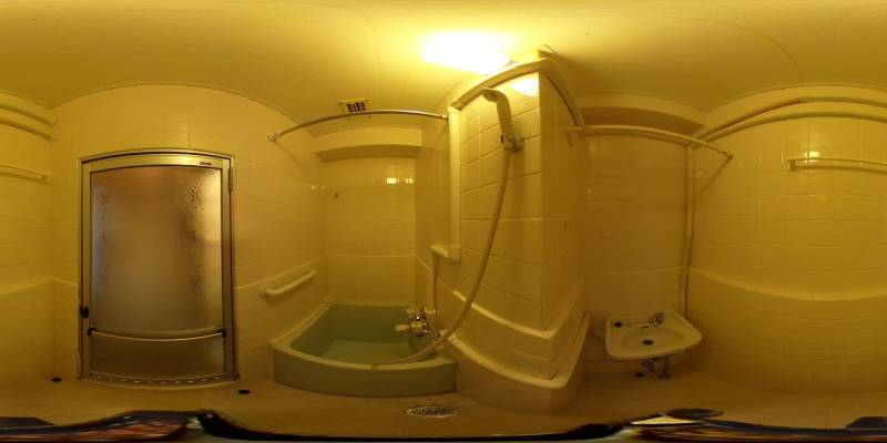 パノラマ画像バスルーム