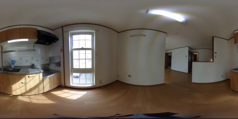 パノラマ画像キッチン