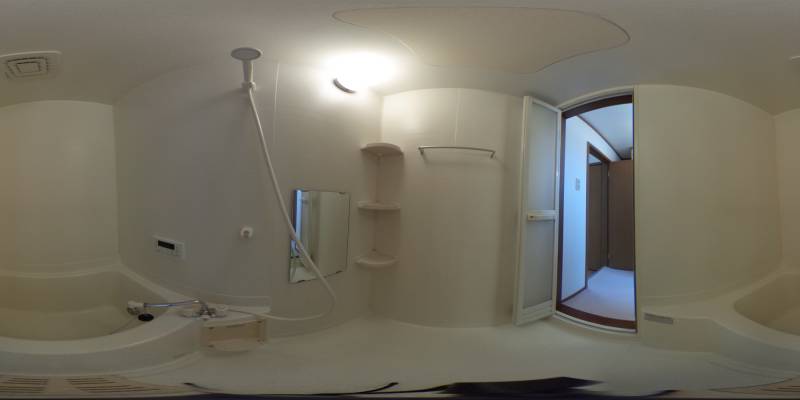 パノラマ画像バスルーム