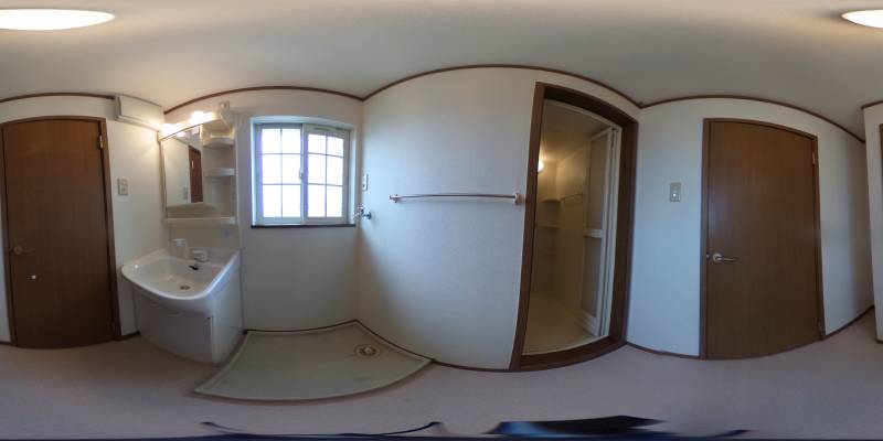 パノラマ画像洗面所