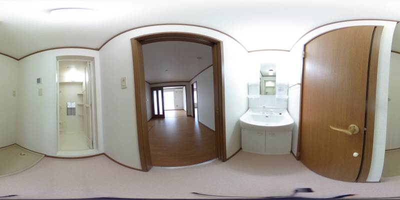 パノラマ画像洗面所