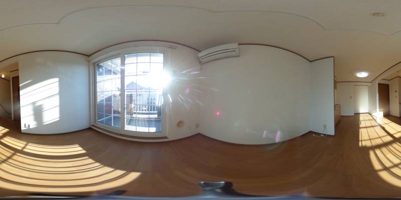 パノラマ画像リビング