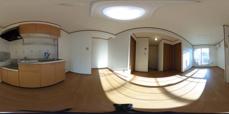 パノラマ画像キッチン