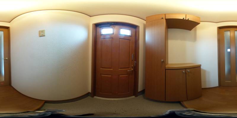 パノラマ画像玄関