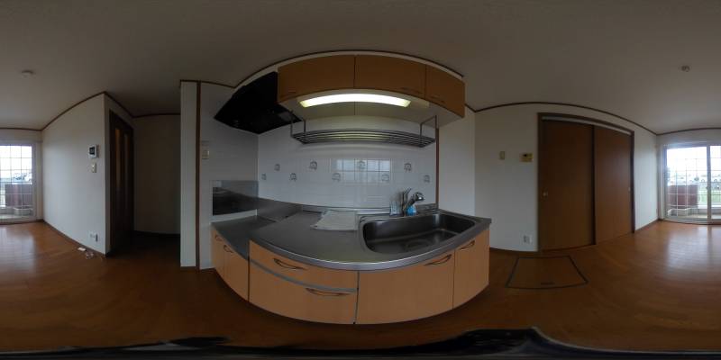 パノラマ画像キッチン