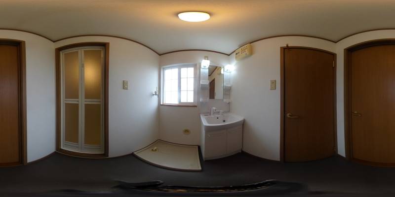 パノラマ画像洗面所