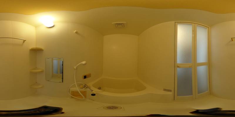 パノラマ画像バスルーム