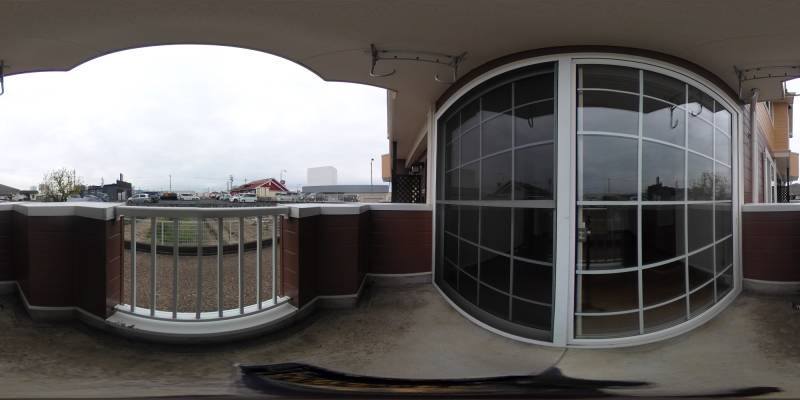 パノラマ画像バルコニー