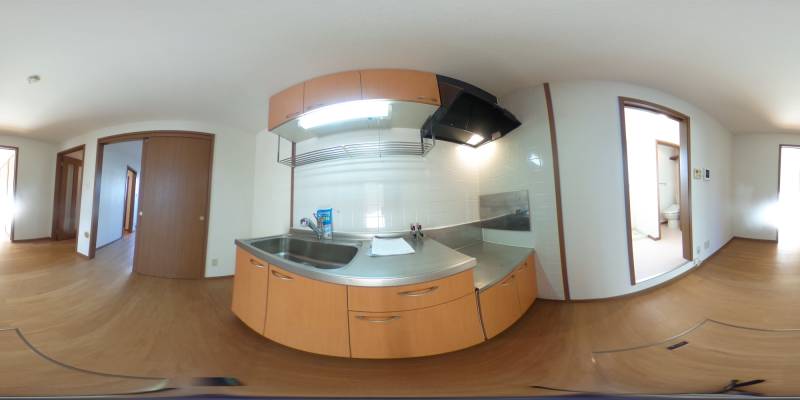 パノラマ画像キッチン