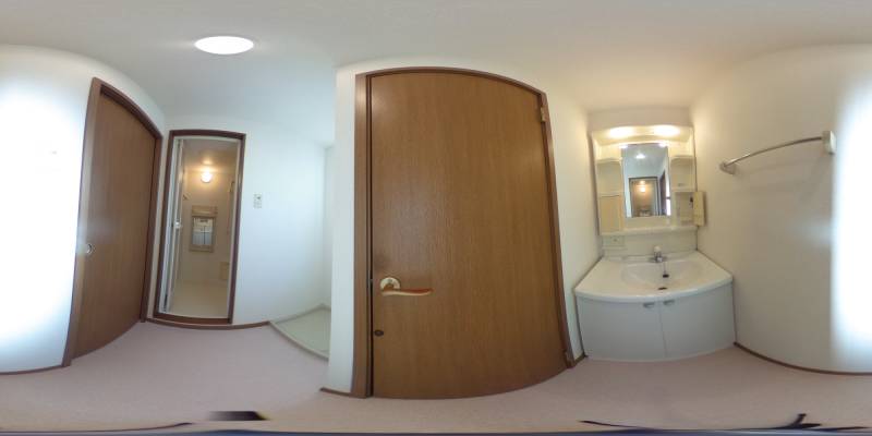 パノラマ画像洗面所