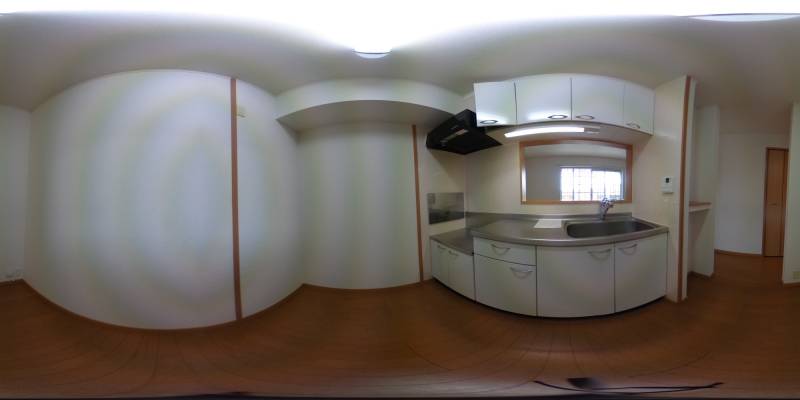 パノラマ画像キッチン