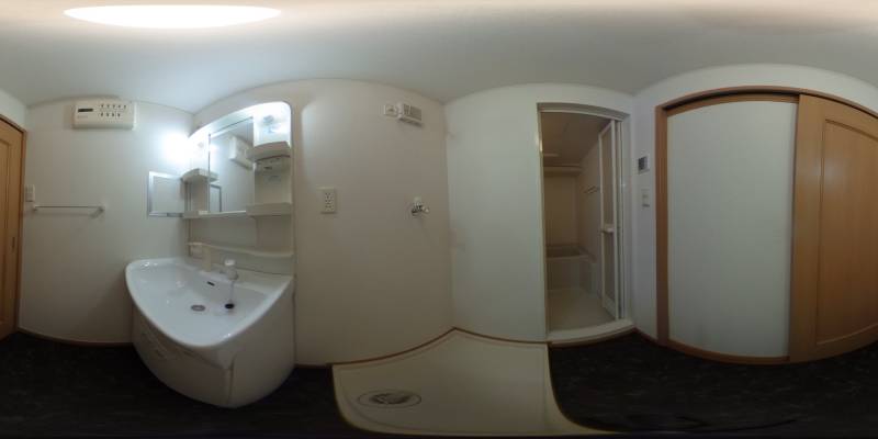 パノラマ画像洗面所