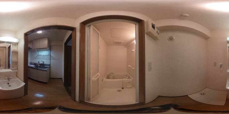 パノラマ画像洗面所