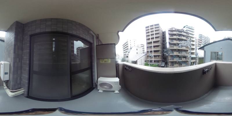 パノラマ画像バルコニー