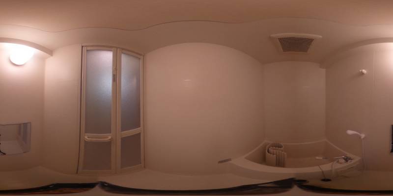 パノラマ画像バスルーム