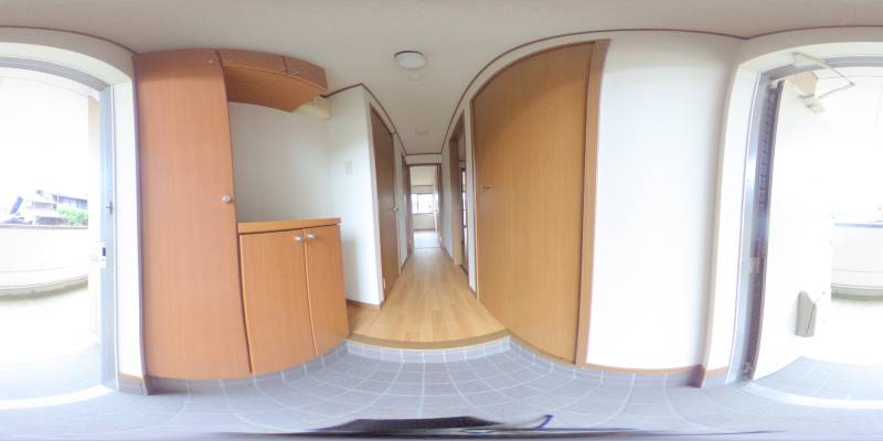 パノラマ画像玄関