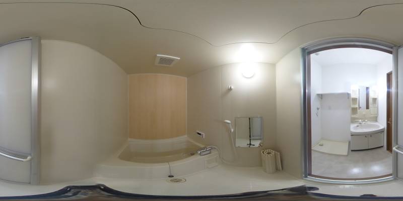 パノラマ画像バスルーム