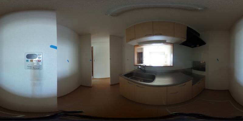 パノラマ画像キッチン