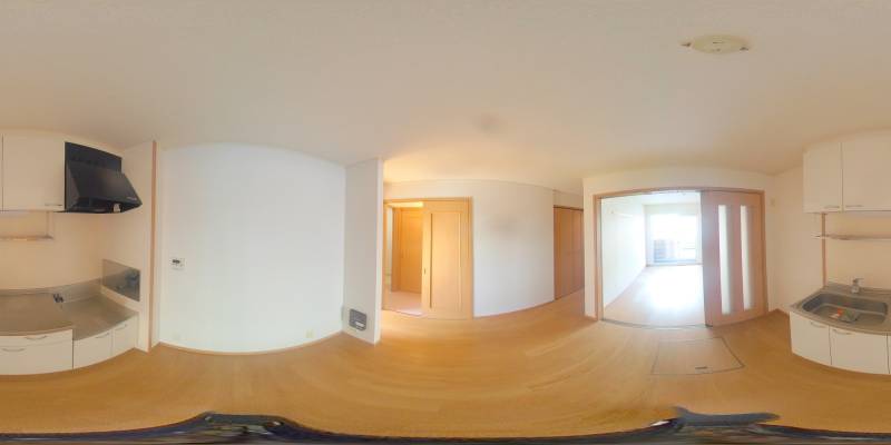 パノラマ画像キッチン