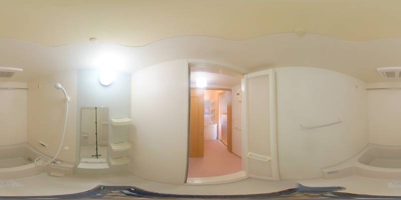 パノラマ画像バスルーム