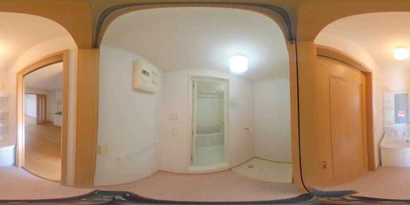 パノラマ画像洗面所