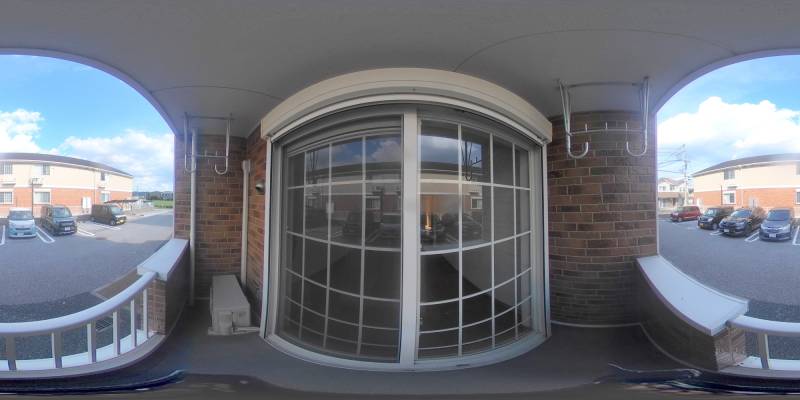 パノラマ画像バルコニー