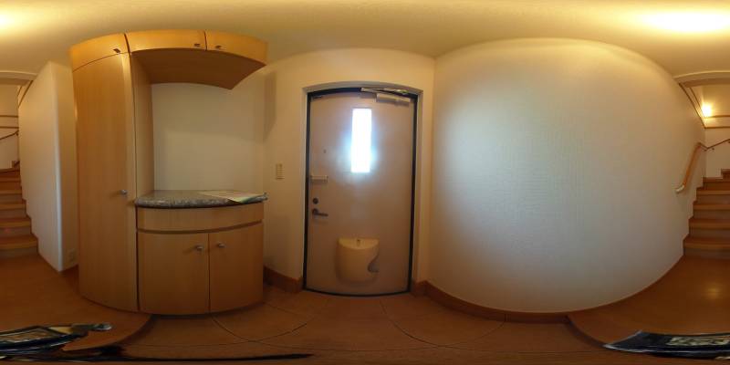 パノラマ画像玄関