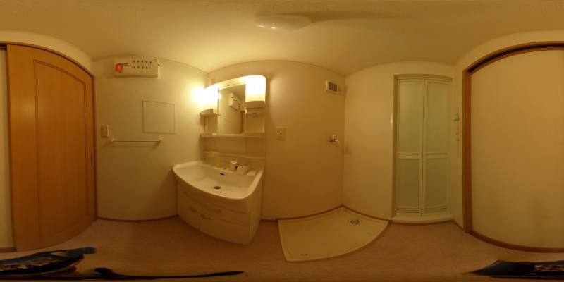 パノラマ画像洗面所