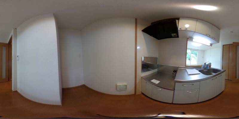 パノラマ画像キッチン