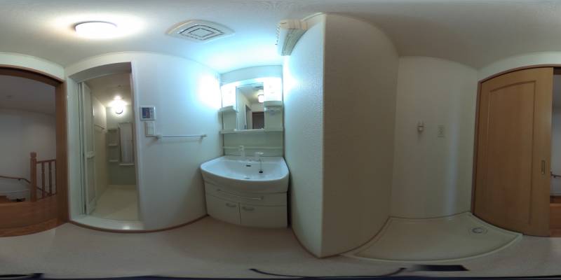 パノラマ画像洗面所