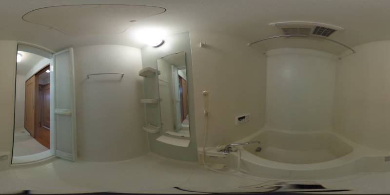 パノラマ画像バスルーム
